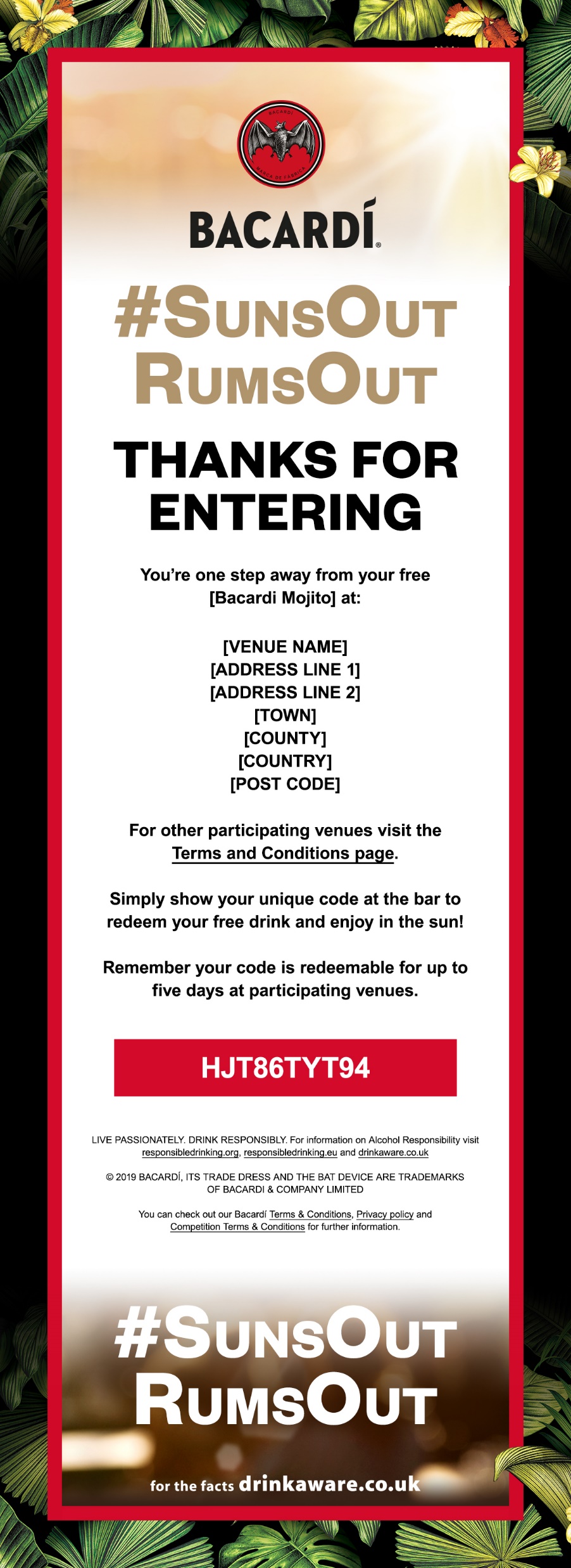 Mobile redemption confirmation journey